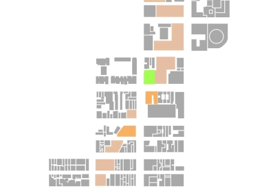 Site plan of 388 Fulton in San Francisco, CA.