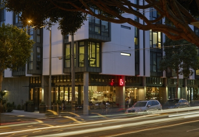 Exterior view of 300 Ivy in San Francisco, CA.