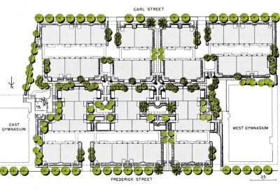 Site plan for Parkview Commons in San Francisco.