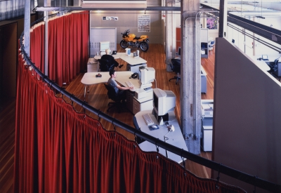 Main office floor at Frogdesign Studio in San Francisco. 