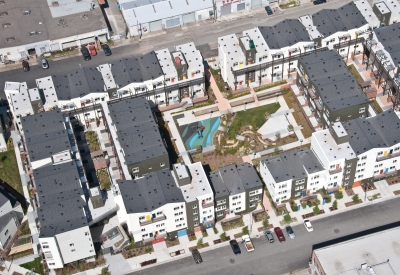 Aerial view of Armstrong Place in San Francisco.