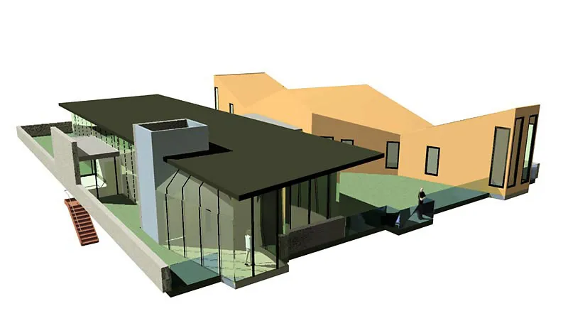 3D diagram of the penthouse at 370 Townsend Street.