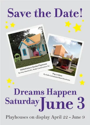 Save The Date Flyer for the Playhouse displays.