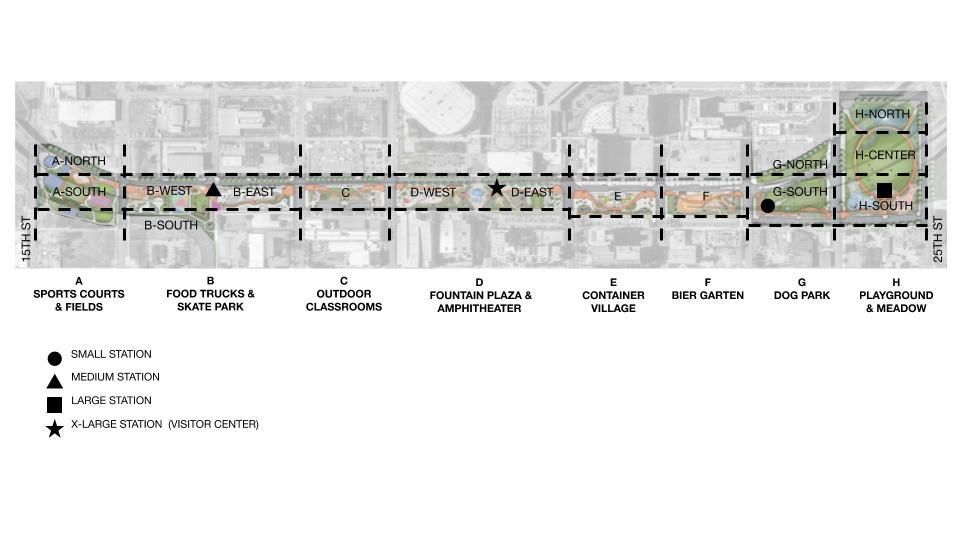 Site plan for City Walk BHAM in Birmingham, Al.