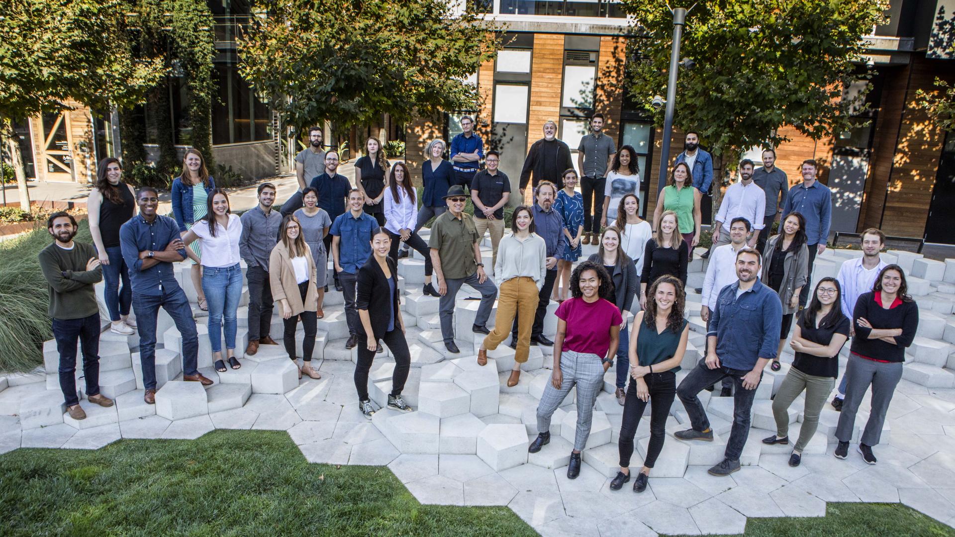 Group photo of David Baker Architects employees