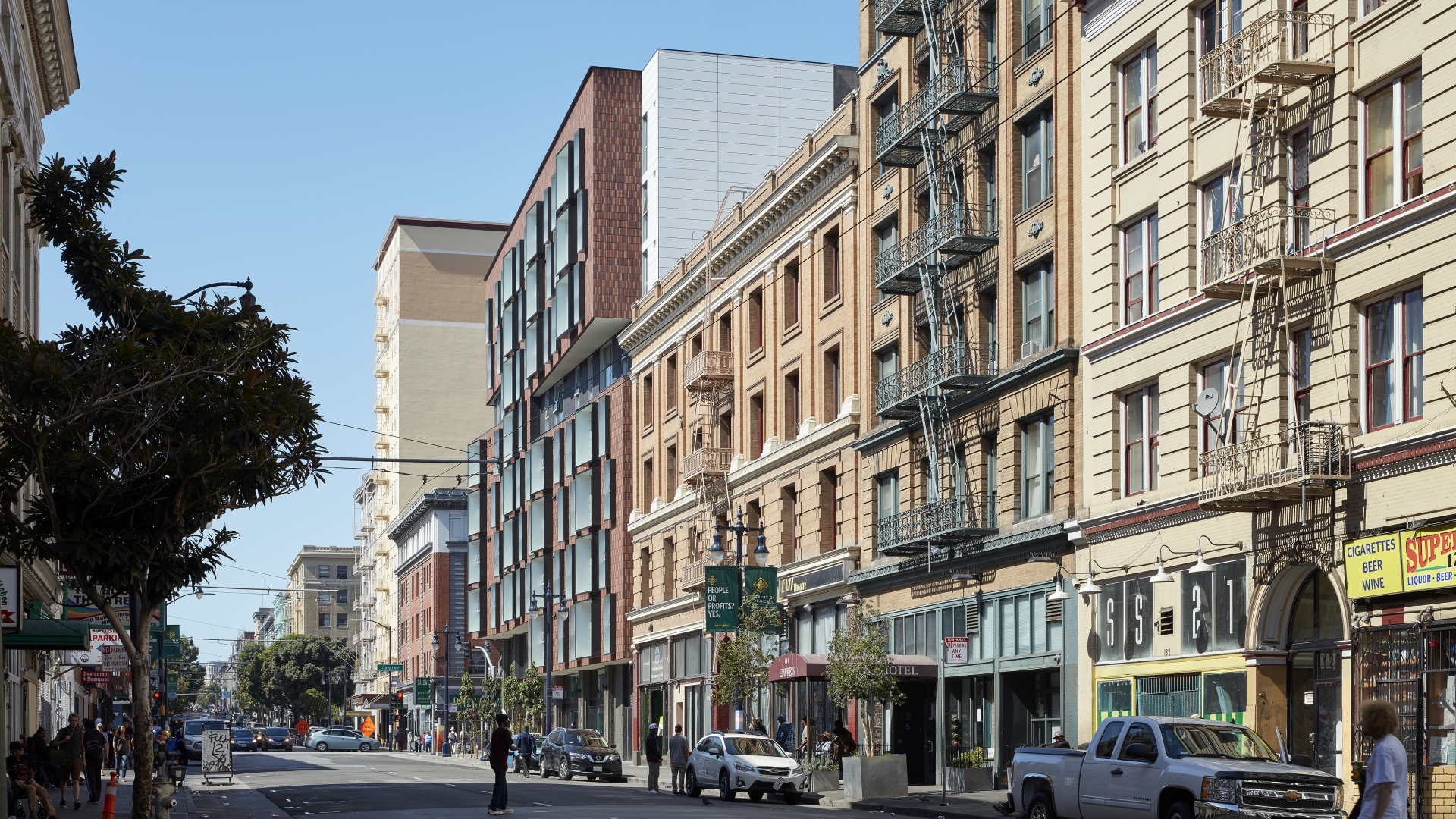 Street View of 222 Taylor Street, affordable housing in San Francisco