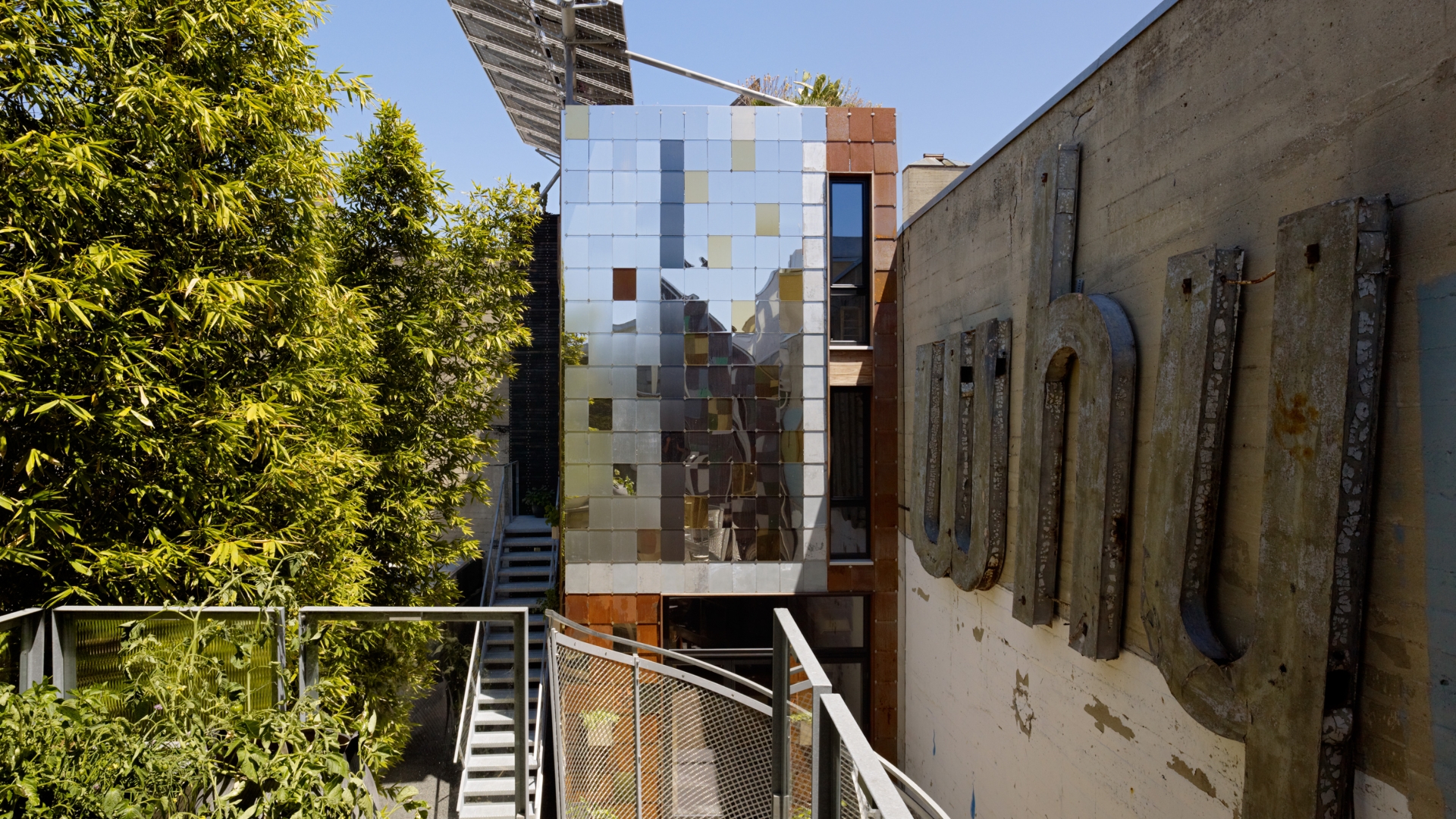 Exterior view of Zero Cottage in San Francisco.