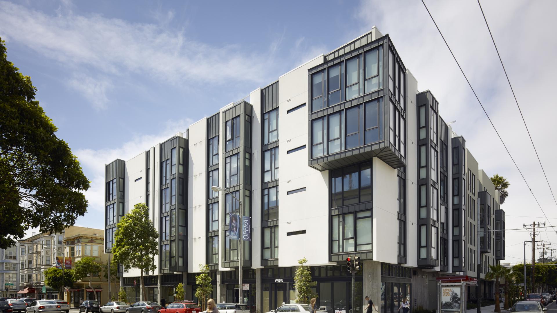 Exterior view of 300 Ivy in San Francisco, CA.