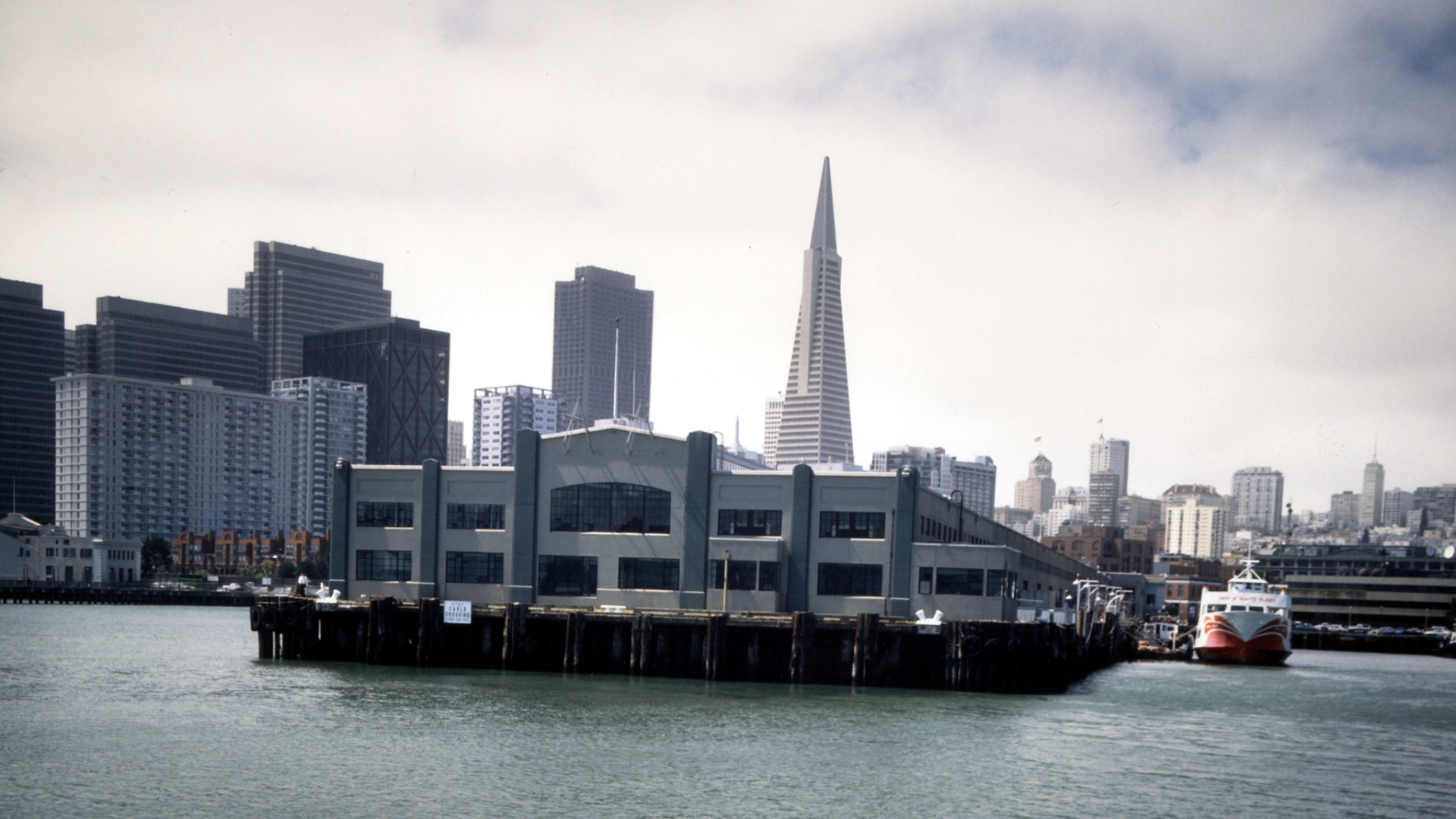 View of San Francisco Bar Pilots in San Francisco from the water.