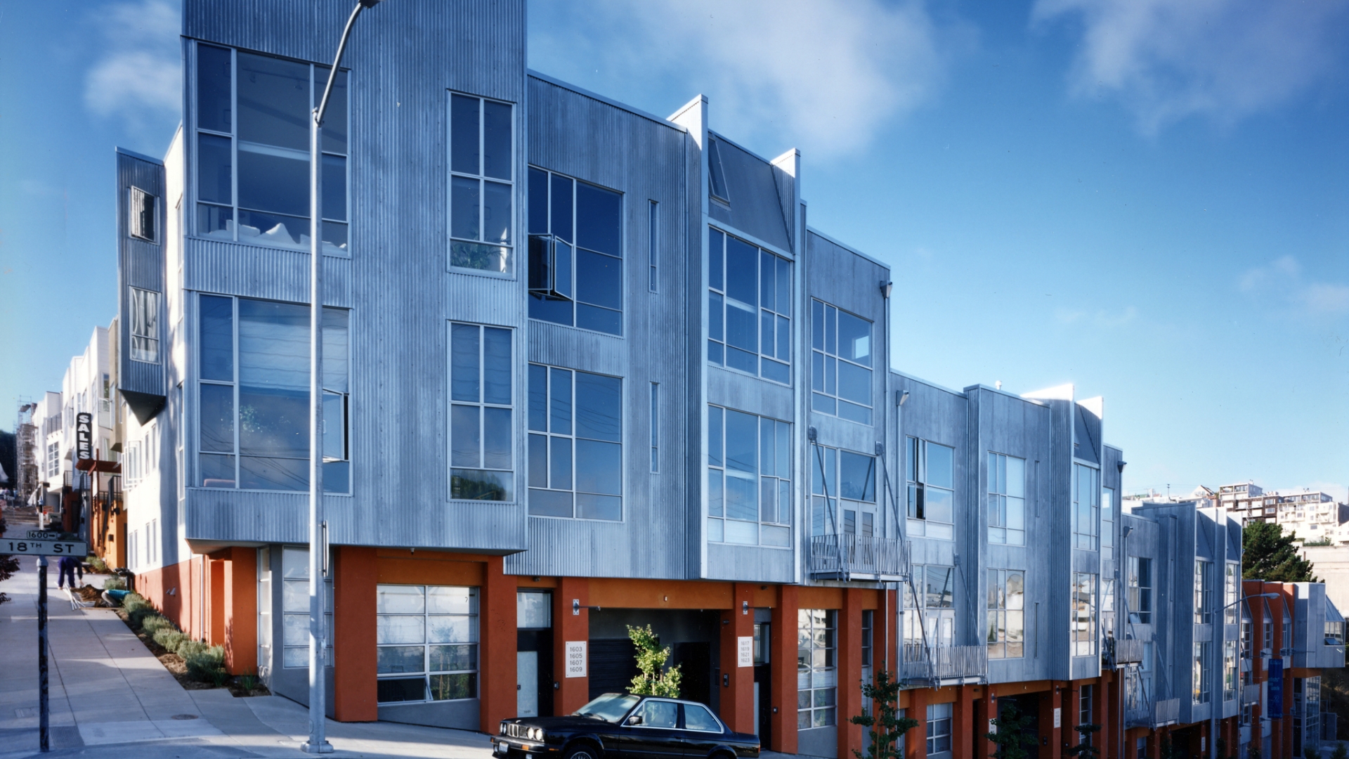 Exterior elevation of 18th & Arkansas/g2 Lofts in San Francisco.