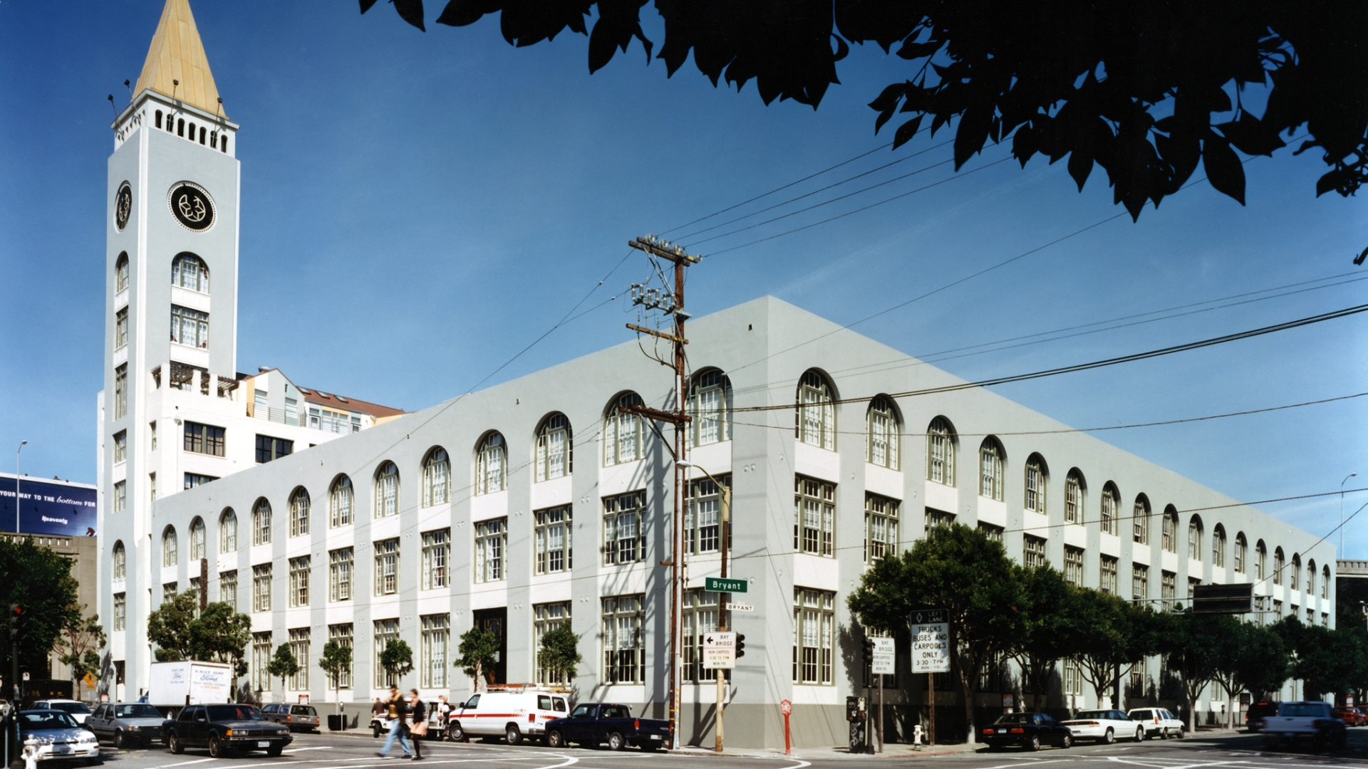 Exterior view of the Clock Tower Lofts in San Francisco.