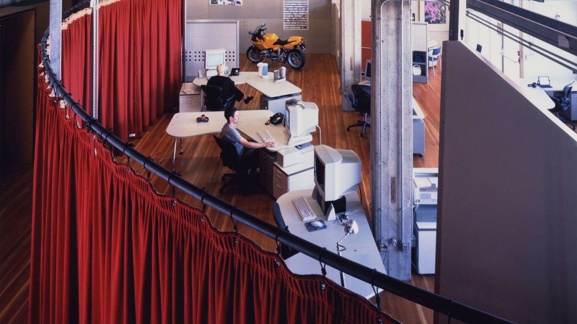 Main office floor at Frogdesign Studio in San Francisco. 