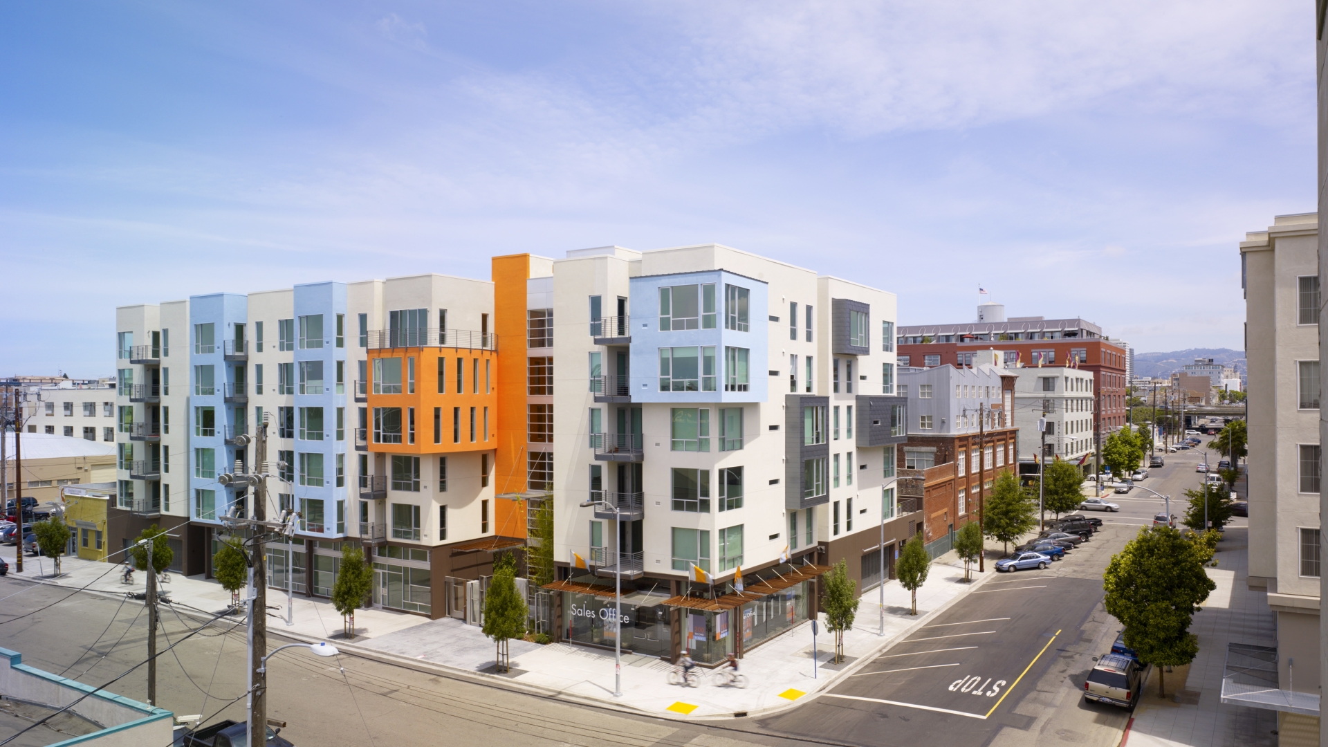 Exterior view of 200 Second Street in Oakland, California.