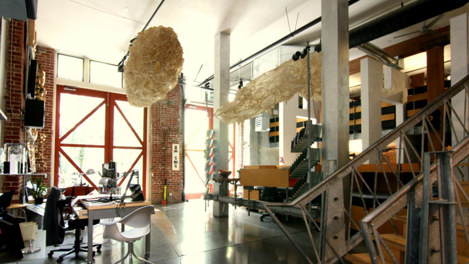 Interior of David Baker Architects Office in San Francisco.