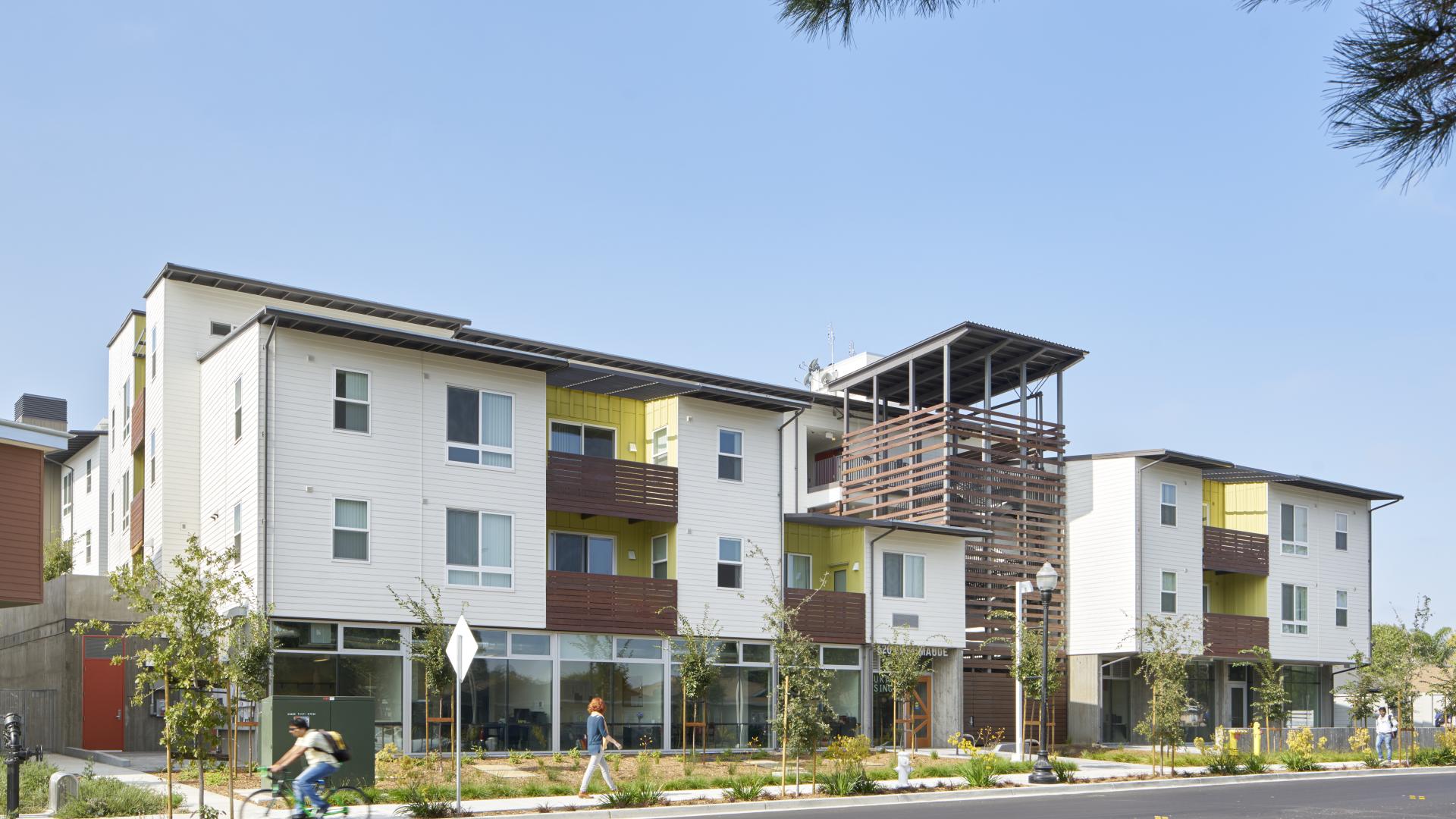 Street view of Onizuka Onizuka Crossing Family Housing in Sunnyvale, California