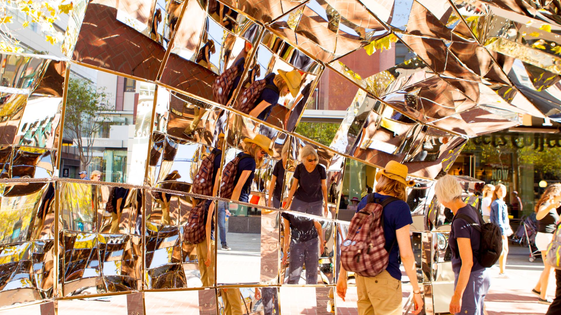 DBA's installation, PeepSHOW 2.0, for the Market Street Prototyping Festival in San Francisco.