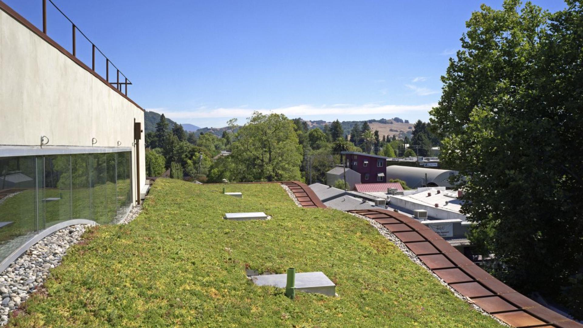 Green Roof at the h2hotel in Healdsburg, California