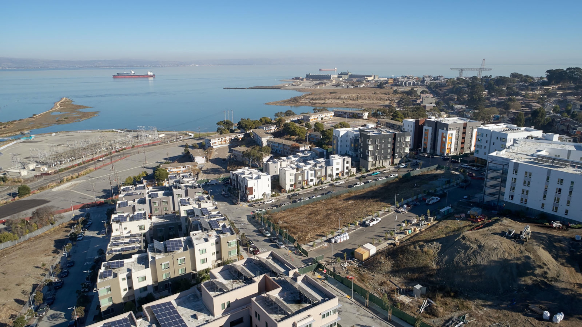 Aerial view of Aerial view of 847-848 Fairfax Avenue in San Francisco.