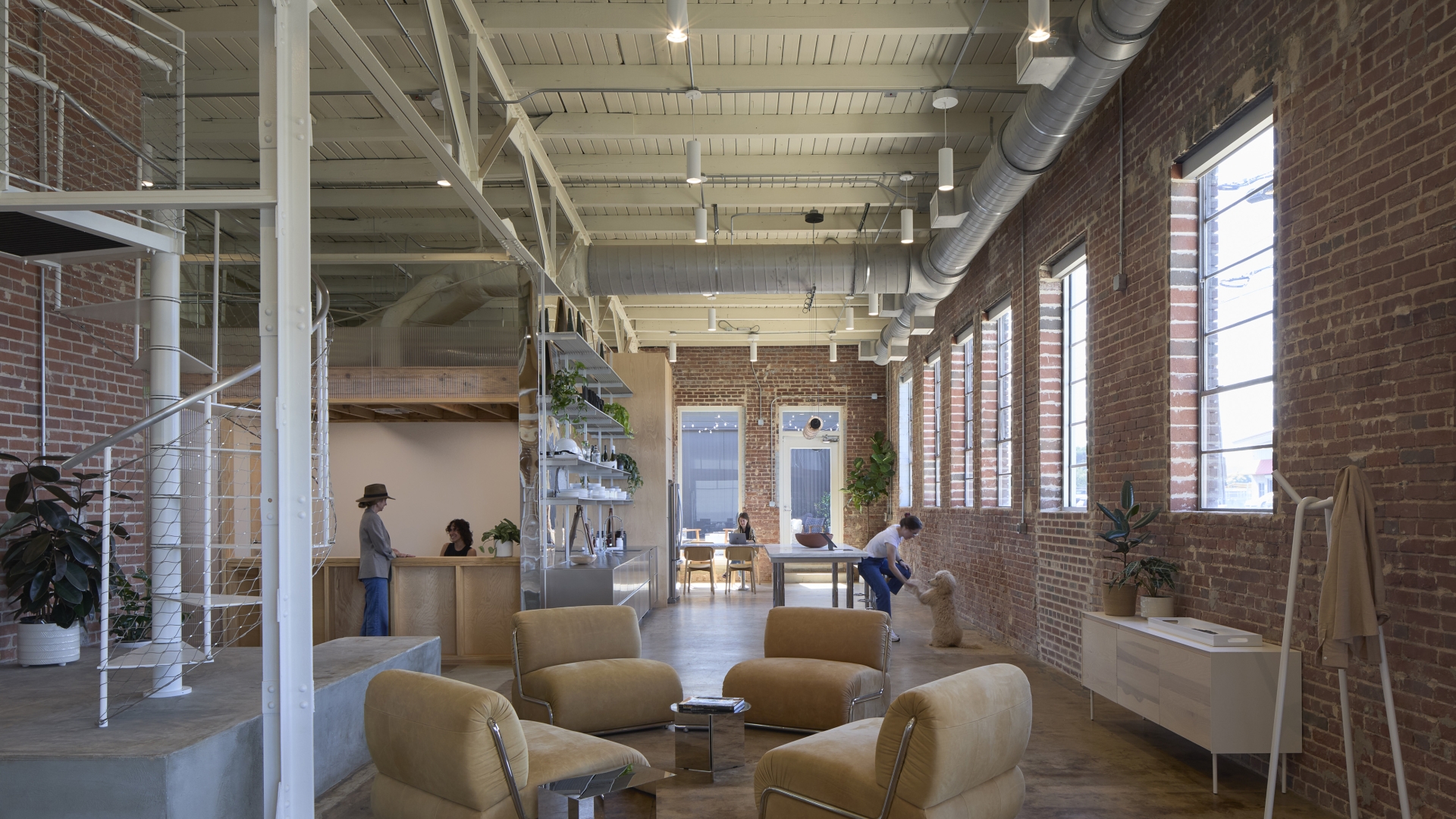 Interior view of Wyatt Builds office.