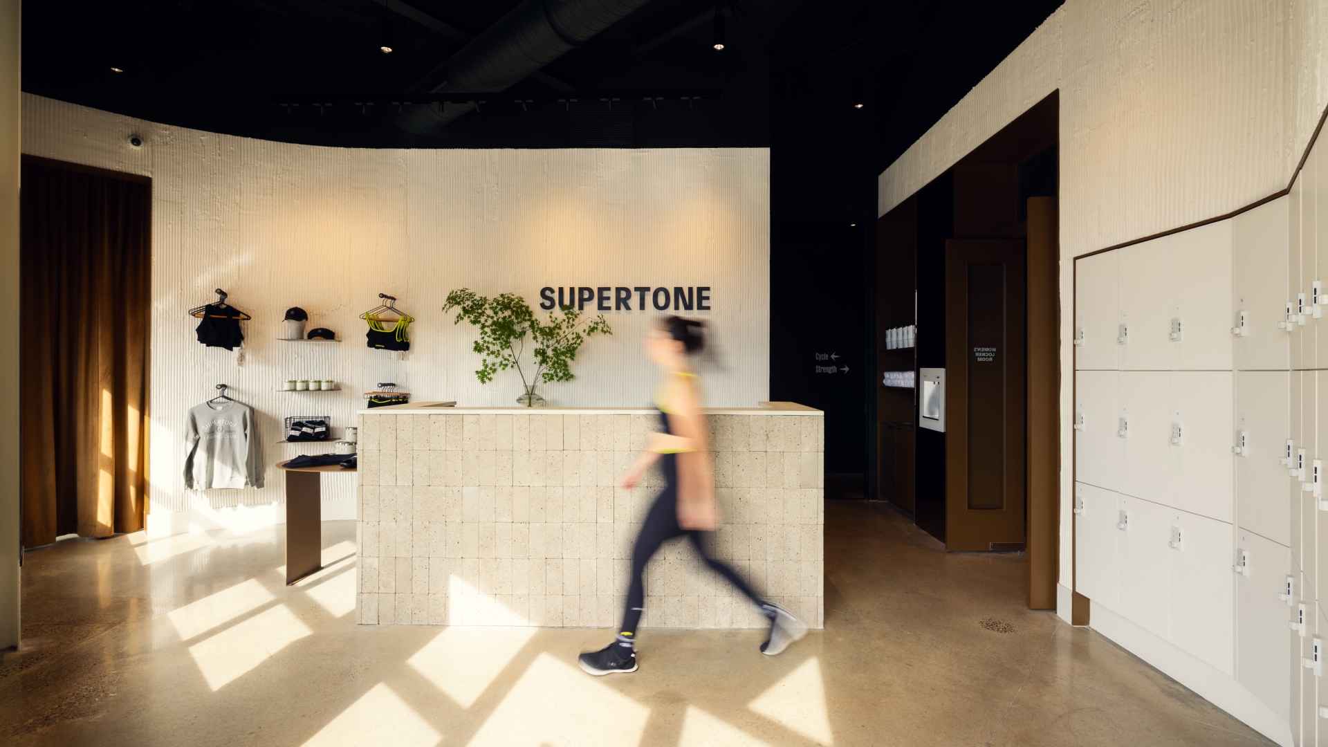 Interior view of Supertone.