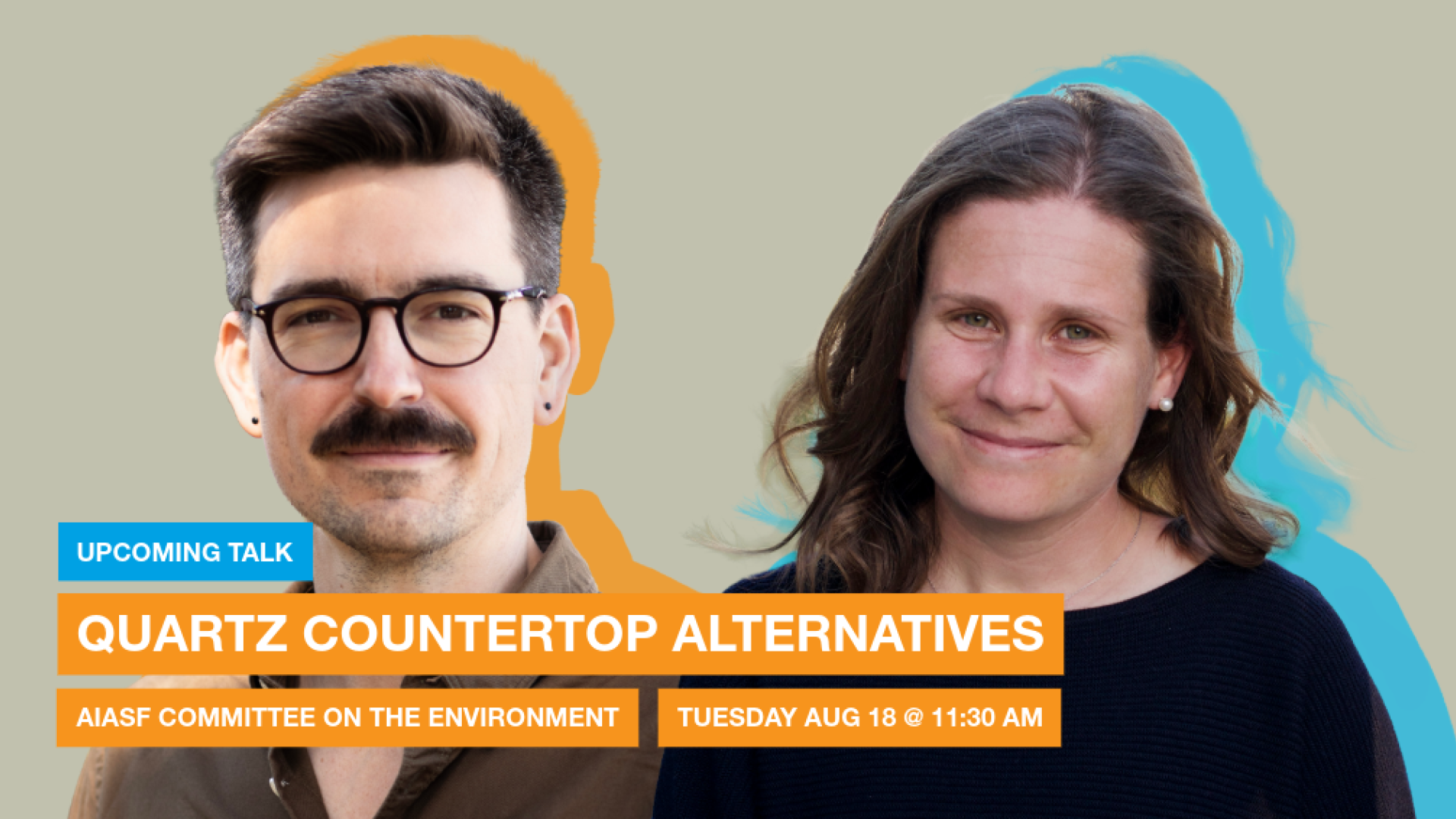 Upcoming Talk: Quartz Countertop Alternatives" AIA Committee on the Environment, August 18, 11:30 a.m.-12:30 p.m. 