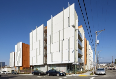 Street view of Lakeside Senior Housing in Oakland, Ca.