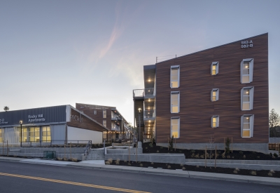 Street view of Rocky Hill Veterans Housing in Vacaville, California.