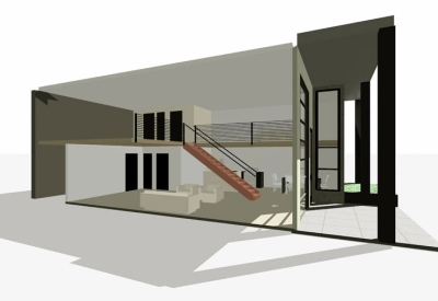 Diagram of a loft for Channel Lofts.