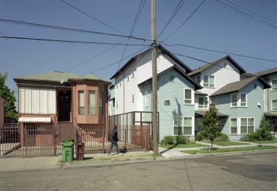 Townhouses at Linden Court in Oakland, California.