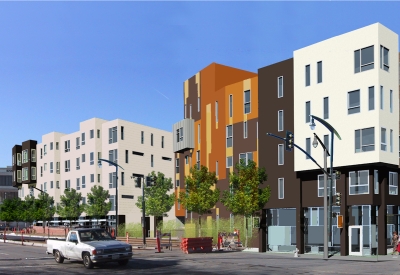 Exterior rendering of Armstrong Place Senior in San Francisco.