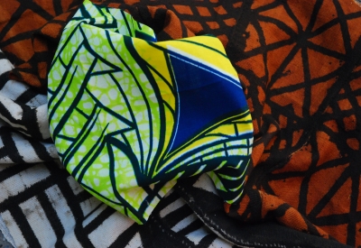 Fabric with traditional African textiles, which inspired the exterior of Armstrong Place Senior in San Francisco.