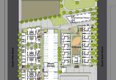 Site plan for Art Ark in San Jose, California.