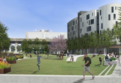 Rendering of exterior view of Potrero 1010 in San Francisco, CA.