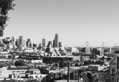 Skyline view of construction at Potrero 1010 in San Francisco, CA.