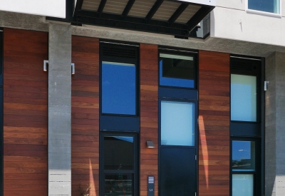 Exterior entryway of Potrero 1010 in San Francisco, CA.