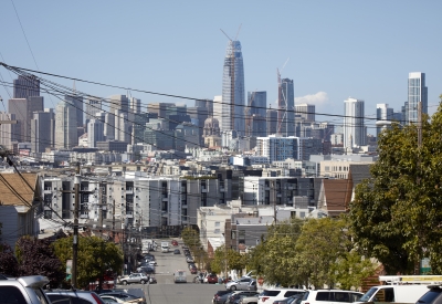 Skyline view of Potrero 1010 in San Francisco, CA.