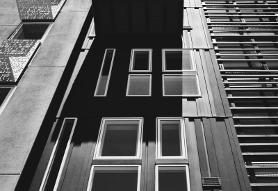 Exterior detail of Potrero 1010 in San Francisco, CA.