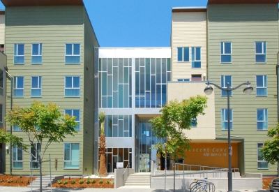 Entrance to Crescent Cove in San Francisco.