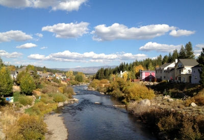 Truckee river in Truckee California where Truckee Prototype Mixed-Use Townhouse in Truckee, California is located.