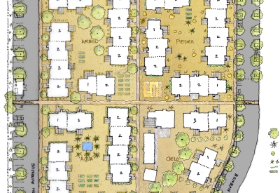 Site plan for Cottonwood Commons in Alamogordo, New Mexico.