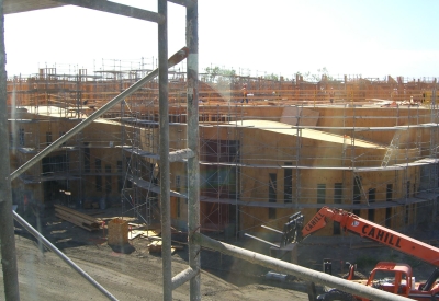 Construction of Tassafaronga Village in East Oakland, CA.