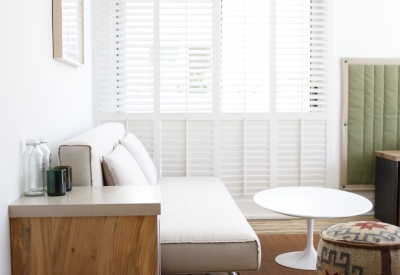 Daybed in a suite in h2hotel in Healdsburg, Ca.