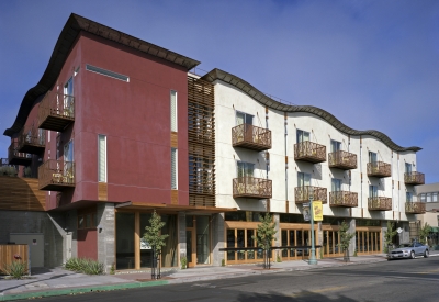 Exterior view of h2hotel in Healdsburg, Ca.