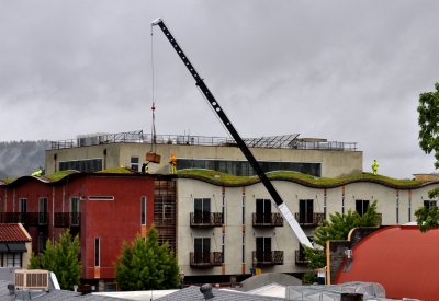 Construction of h2hotel in Healdsburg, Ca.
