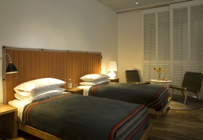 Model suite mock-up for h2hotel in Healdsburg, Ca.