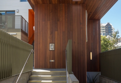 Staircase at Fillmore Park in San Francisco.