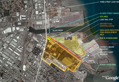 Aerial site map for Local 22 Union Hall.