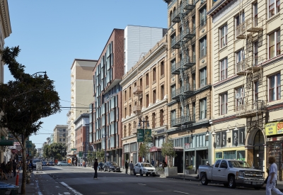 Street View of 222 Taylor Street, affordable housing in San Francisco