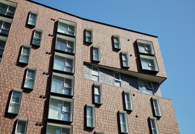 View of 222 Taylor Street, affordable housing in San Francisco