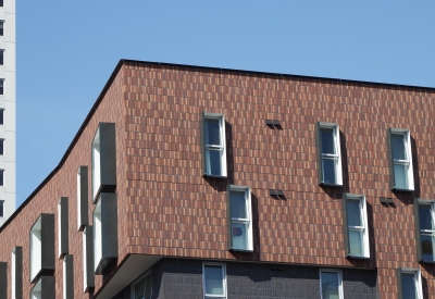 View of 222 Taylor Street, affordable housing in San Francisco.